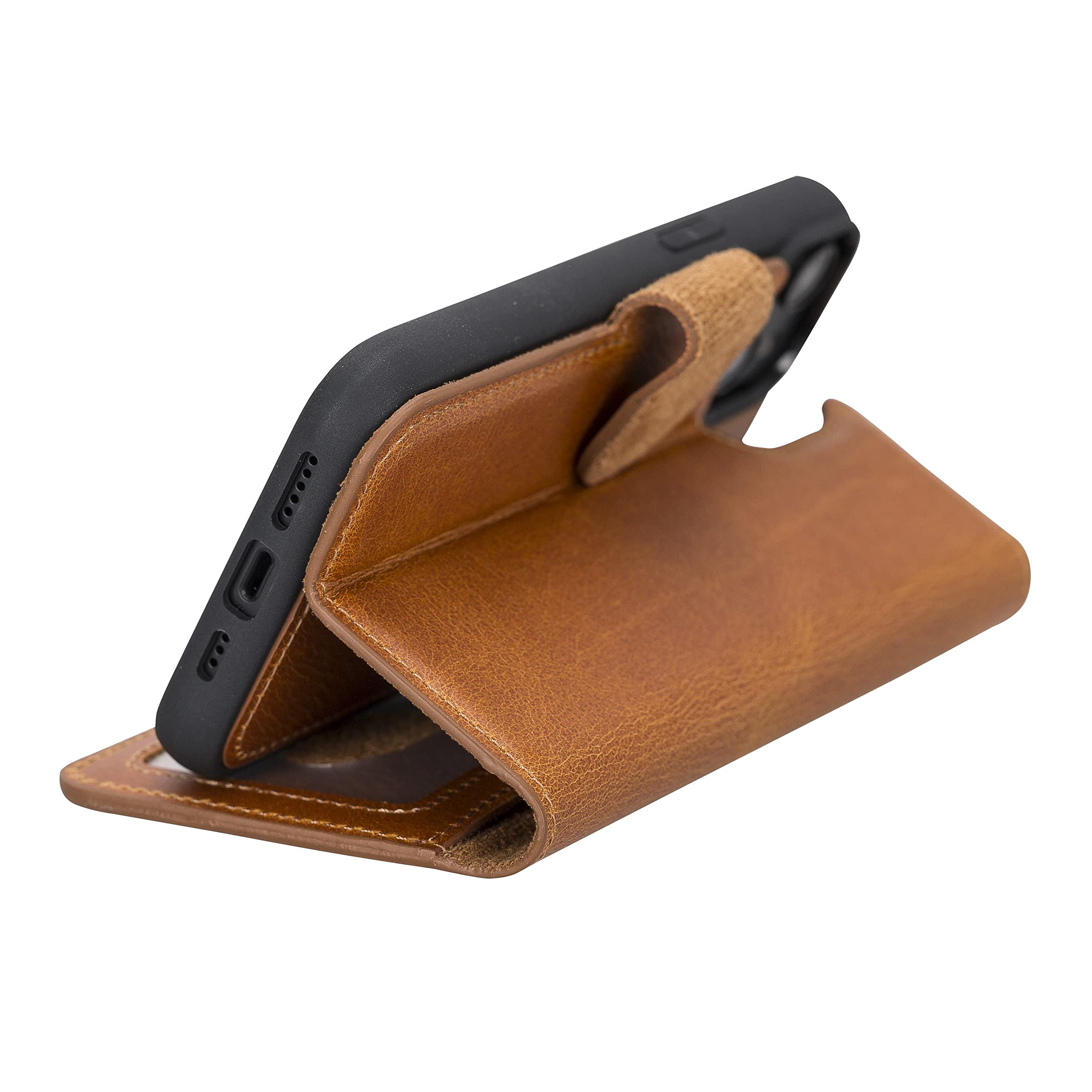 iPhone ケース　(7,8) 天然皮革　ウォレットケース Amazon.co.jp: HARDISTON iPhoneシリーズ用本革ハンドメイドウォレット